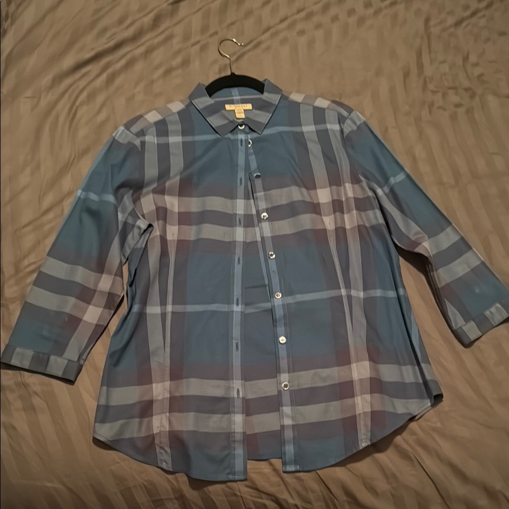 Blue Plaid Women’s Shirt